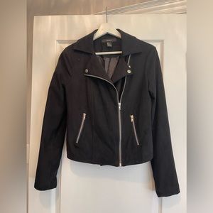 Forever 21 faux suede moto jacket